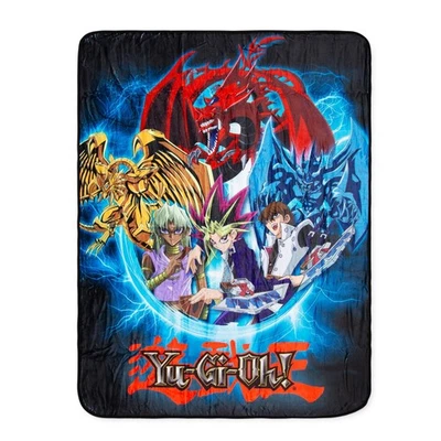 Yu-Gi-Oh! Monster Spirits Fleece Throw Blanket | 45 x 60 Inches