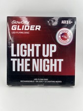 GlowCity Glider LED Flying Disc Rechargeable Light Up Frisbee 38 LEDs