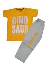 Kids Cotton 2 Piece Outfit T Shirt Pajama Set Summer