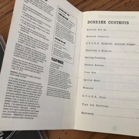 Resident Evil (Sega Saturn, 1997)  Registration Card Attached. Good Condition