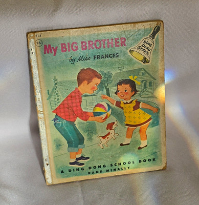 My Big Brother Ding Dong School Hardcover 1956 Rand McNally Illus Inscribed