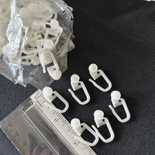   100 Pc Curtain Clips Rolling Sliding Hooks Bed Curtains Special Hooks