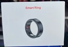 J Smart Ring Health & Fitness Tracker Size 12 w/Charger Silver