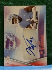 2022 SAGE Sneak Peek Autos Red #SPA-KM2 Kyler McMichael North Carolina