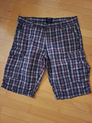 Sommerhose Gr. 36 Blau Rot Weiss Gestreift Identic