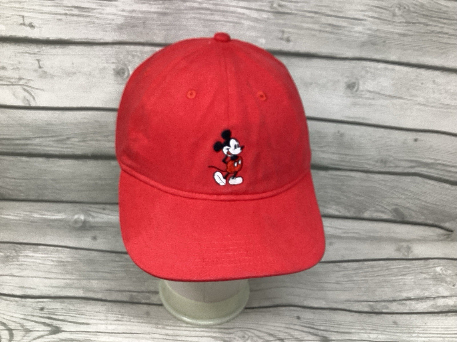 Mickey Mouse Hat Baseball Cap Red Adjustable Stra… - image 1