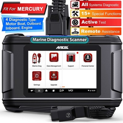 ANCEL MR500 Marine Diagnostic Scan Tool for MERCURY Outboard Engine & Watercraft