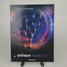 Savvas enVision Algebra 2 Common Core 2024 Student Companion Paperback