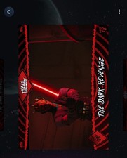 Topps Star Wars Card Trader 2026 Maul Shadow Lord Episodio 1 Rojo Súper Raro