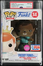 Freddy as Wolfman Funko Flocked Funko Fundays 2021 LE 1000 Funko Pop! PSA 8.5