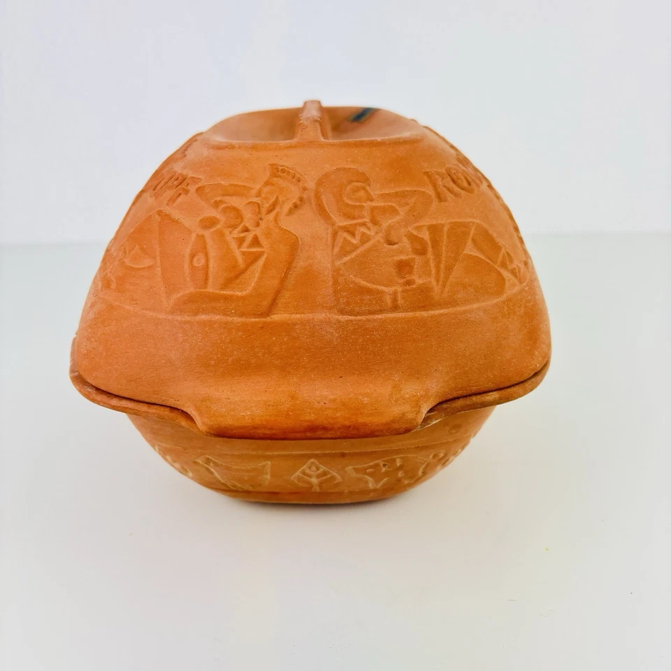 Original Bay Römertopf Keramiktopf Braun 2tlg. W.-Germany Nr. 110 Bräter OVP - Bild 4 von 4