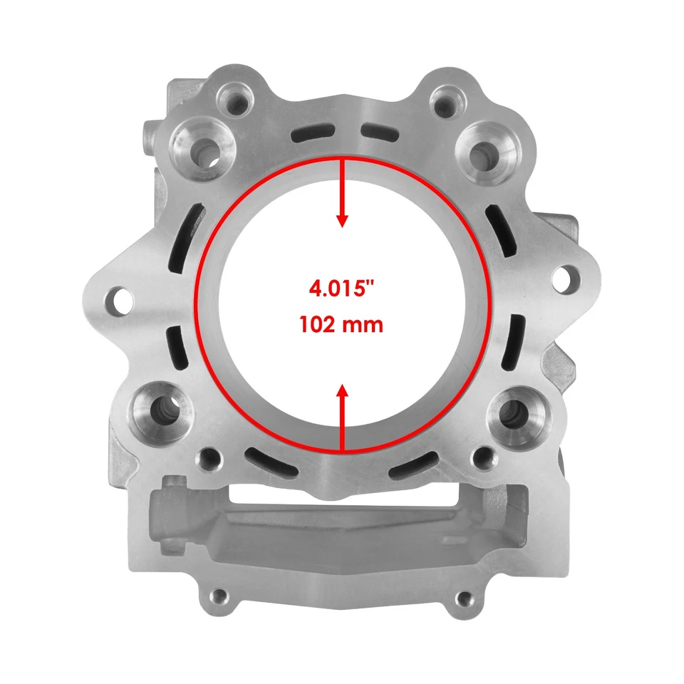 Jarra de cilindro para Yamaha Rhino 700 YXR700F 4X4 2008 2009 2010-2013 diámetro estándar Foto 2 de 4