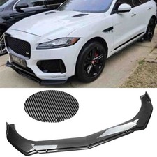 Carbon Fiber For Jaguar F-pace Svr Front Bumper Lip Spoiler Splitter Body Kit Carbon Fiber For Jaguar F-pace Svr Front Bumper Lip Spoiler Splitter Body Kit