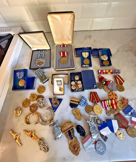 Estate Mixed Medals Lot Military US Navy & Army Medals USSR Sport