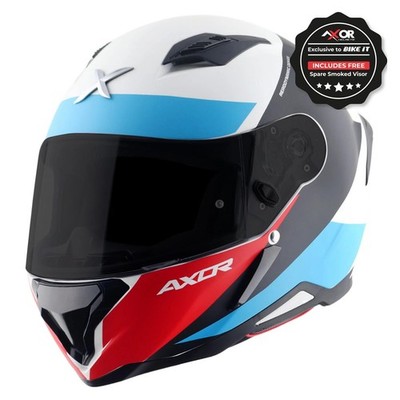 Axor Hunter Turbo Integralhelm Motorradhelm Roller Motorradfrei dunkles Visier