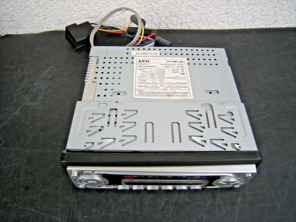 original Autoradio AEG CS FMP 200 CAR CD/MP3 Player mit Kabelanschluss. - Bild 4 von 4