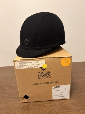 Charles Owen JR8 Horse Equestrian Riding Helmet Black Suade  display picture 1