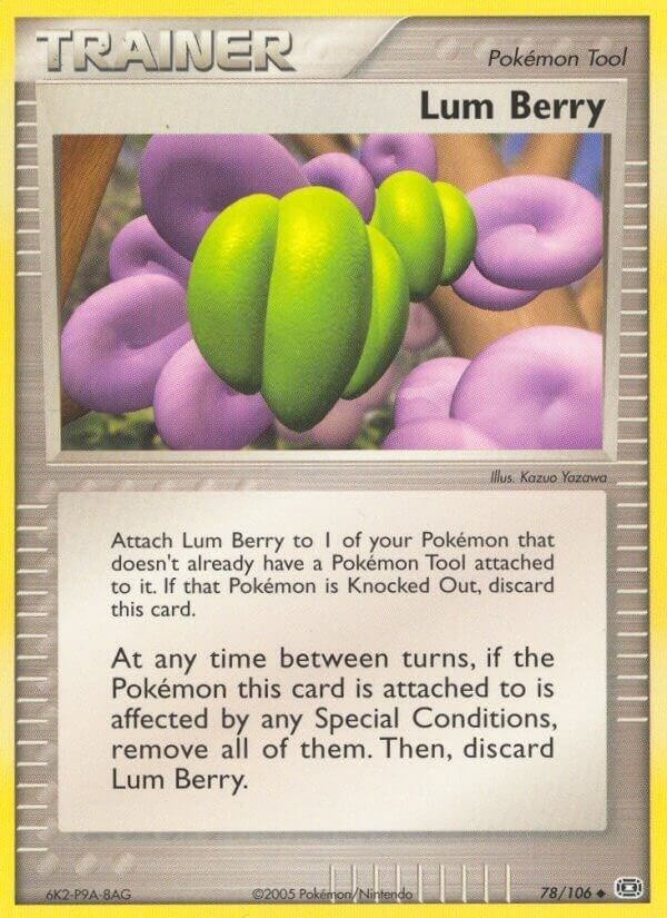 Lum Berry 78/106 Uncommon Emerald Pokemon Lightly Played