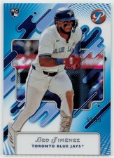 2025 Topps Pristine #211 Leo Jiménez Pristine Blue Refractors RC /75