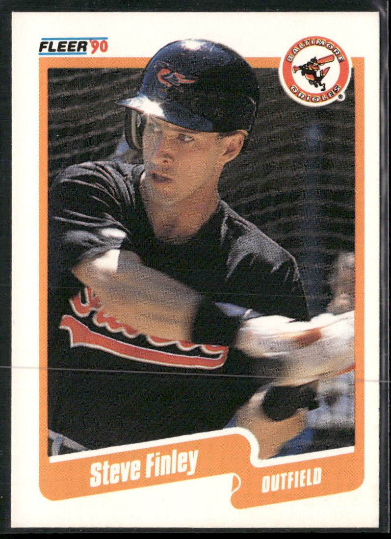 1990 Fleer Canadian #176 Steve Finley