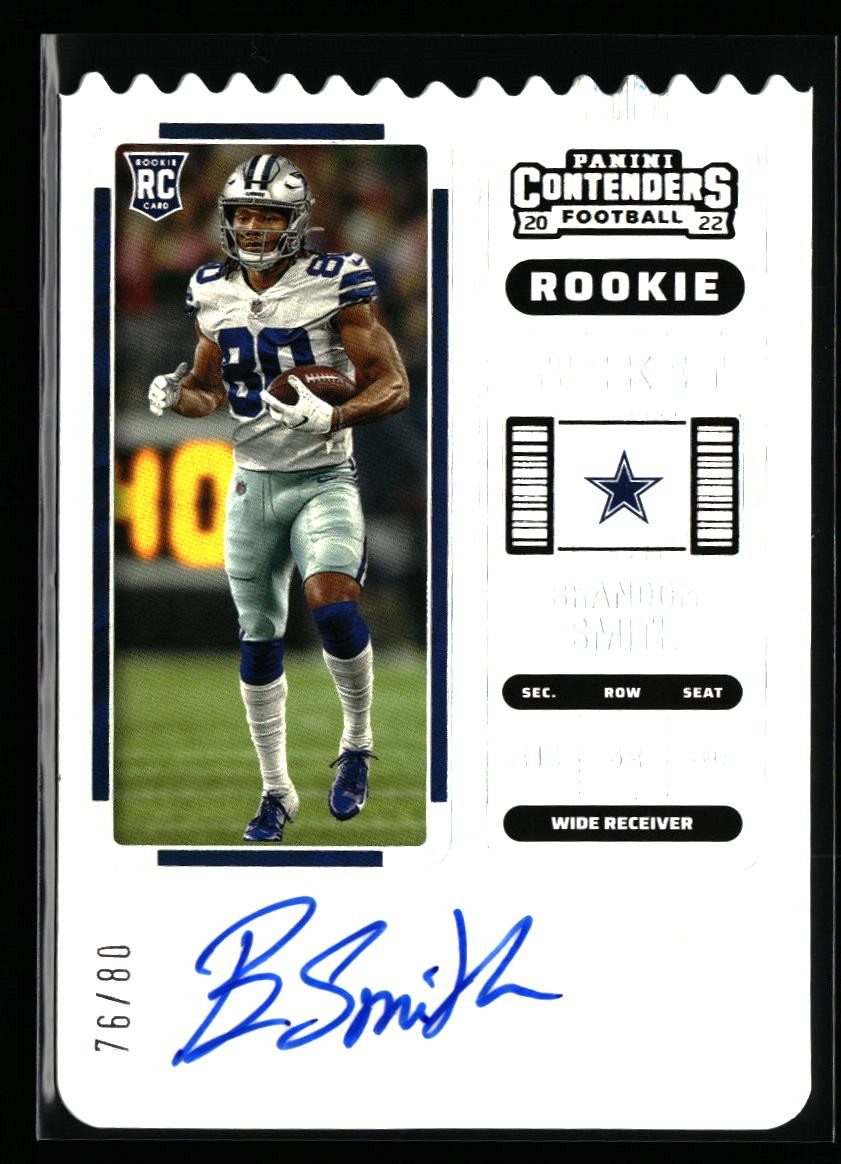 Brandon Smith Panini Contenders #209 Autograph-Ticket Stub