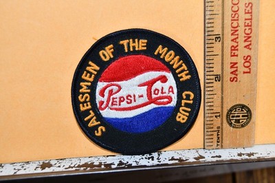 Vintage NOS Pepsi Cola Patch Salesmen of the Month Club
