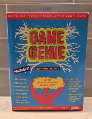 Game Genie Galoob (Nintendo Game Boy, 1992) NEW SEALED Codemasters Handheld GB