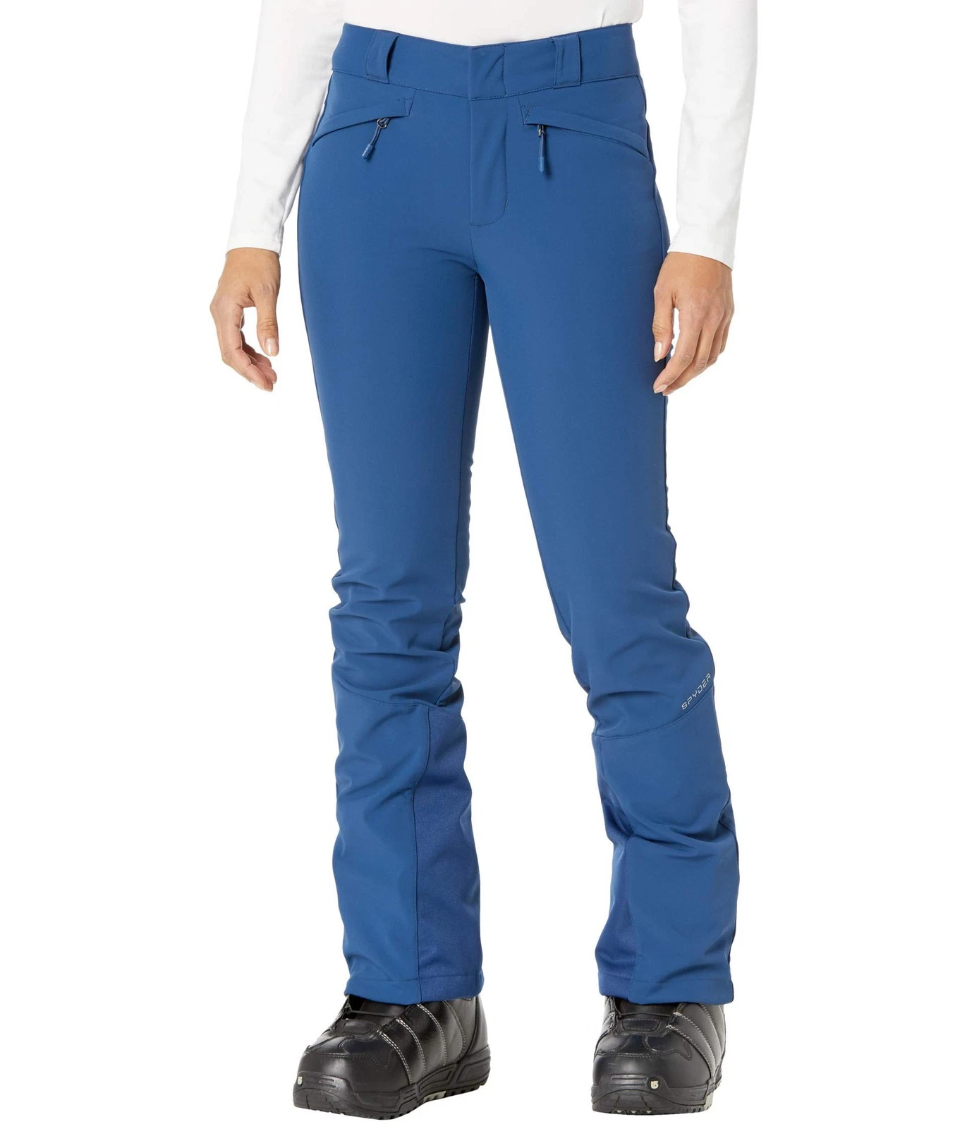 Spyder Women Orb Softshell Ski Snow Pants 38193034 Abyss Size 10