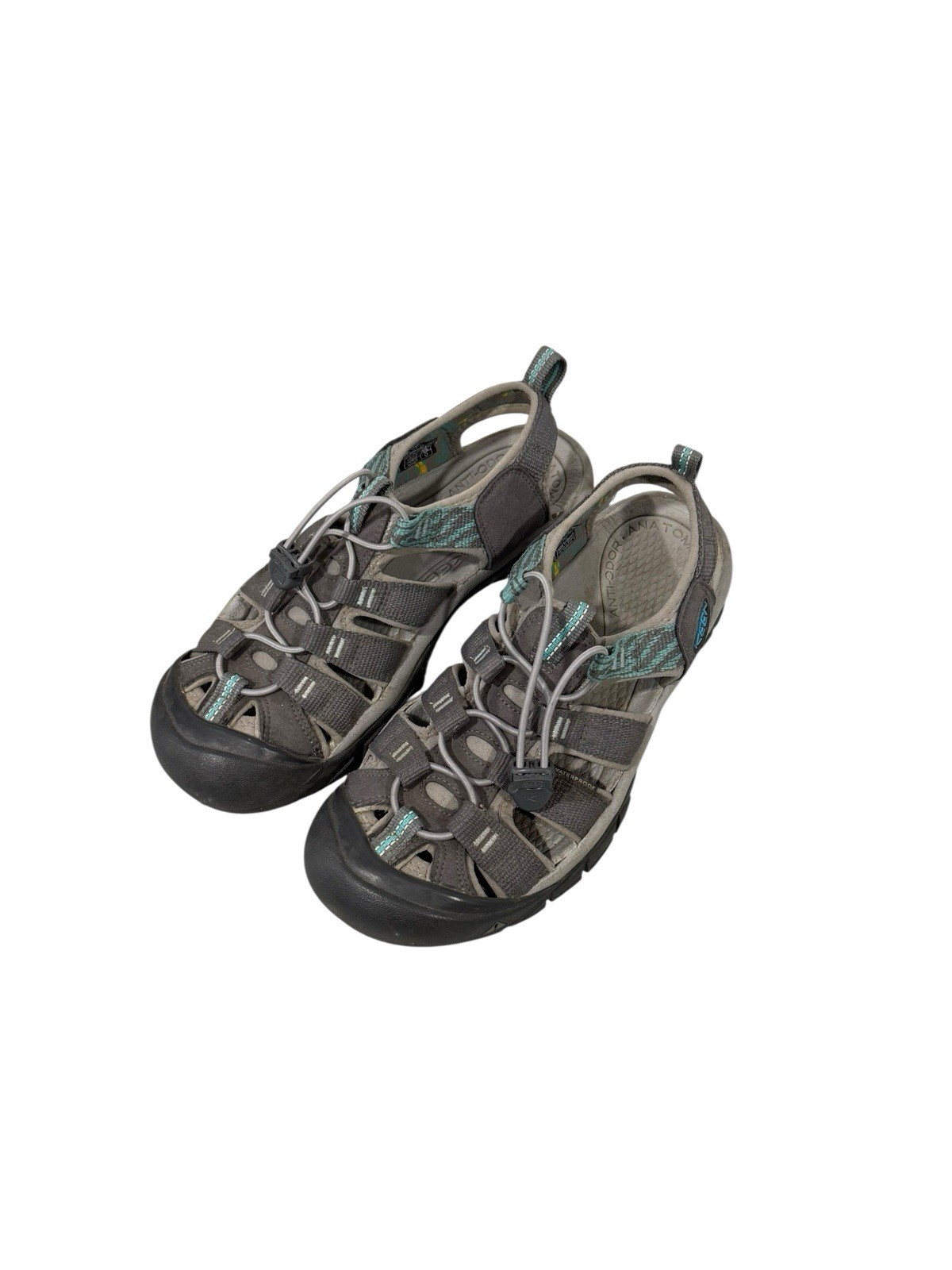 Keen Newport H2 Waterfront Sandalo Donna 8 5 Acciaio Grigio Blu Turchese Pescatore