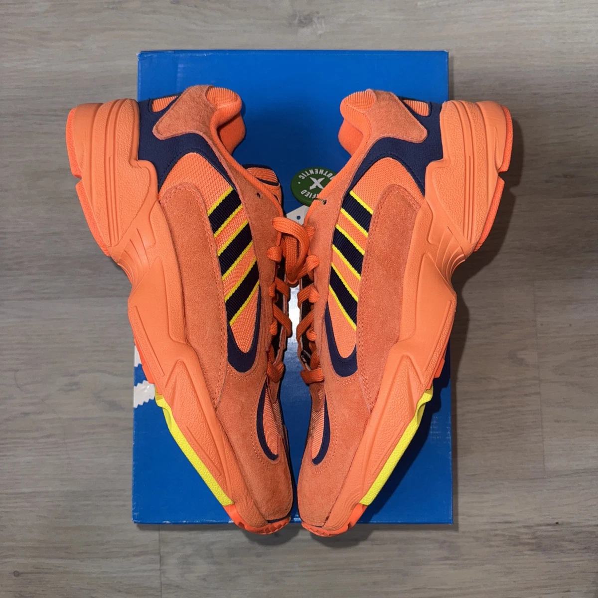 Adidas Yung-1 Hi-Res Orange Blue Yellow  B37613  Goku men\'s size 10 adidas Yung-1 Hi-Res Orange | eBay main image 4