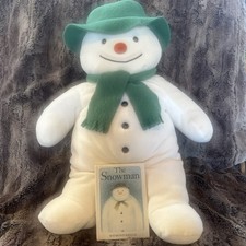 Vintage The Snowman Plush Doll 20 Raymond Briggs w/ 1st Mini Edition Book Mint