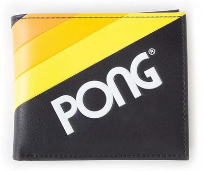 Atari Pong Geldbörse Bi-fold Logo Wave Stripe