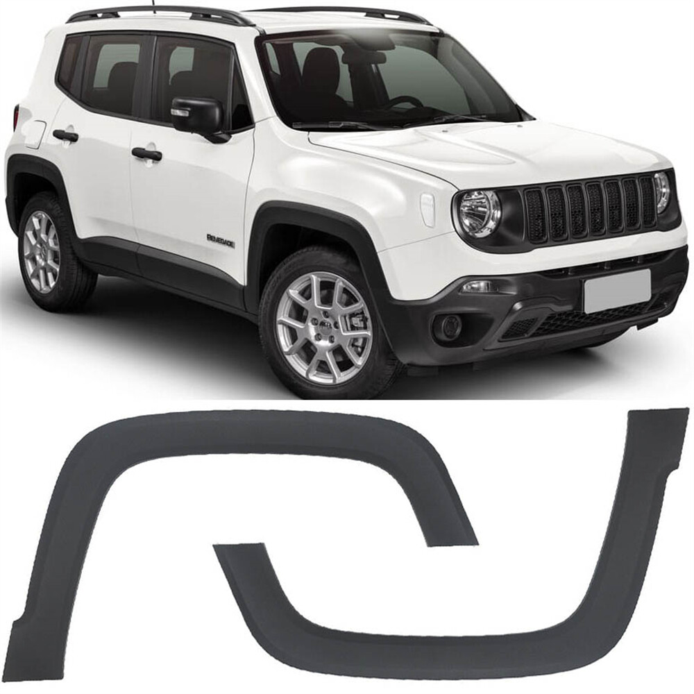 Fender Flare Trim Molding For 2015-2021 Jeep Renegade Front Right + Left Side