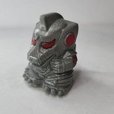 2000 Godzilla 1.5" Metallic Mecha Godzilla Figure Finger Puppet Gashapon Toho
