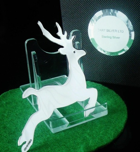 Boxed Scottish Sterling Silver Xmas Christmas Tree Decoration Ornament (5 Types) - 第 1/44 張圖片