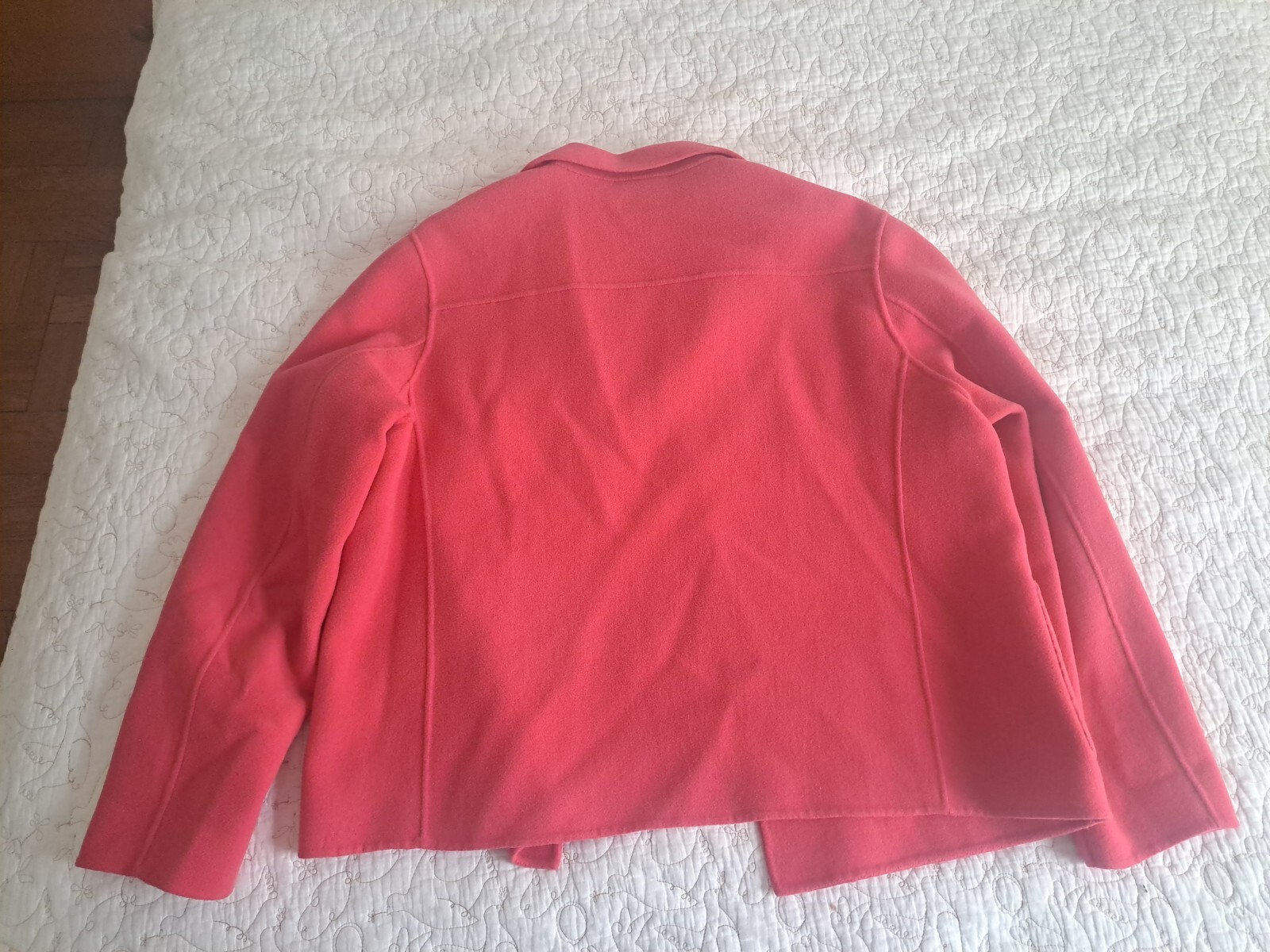 Pendleton Hot Pink Lamb Wool Buttonless Jacket Pa… - image 3