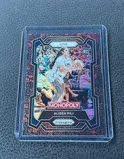 2024 Panini Prizm Monopoly WNBA Alissa Pili Rookie Red Icons Prizm