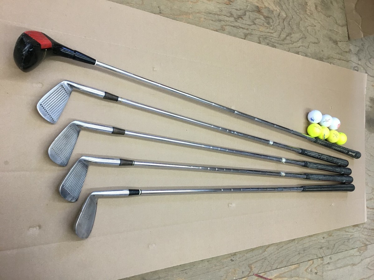 Spalding 'Lee Trevino custom cast' golf set with bag iron (4) wood
