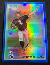 CHARLIE LEESMAN 2010 Bowman Chrome Prospects Blue Refractor #BCP54 RC #217/250