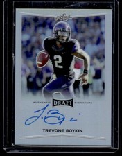 2016 Leaf Draft Metal Trevone Boykin Auto TCU Horned Frogs #BA-TB1