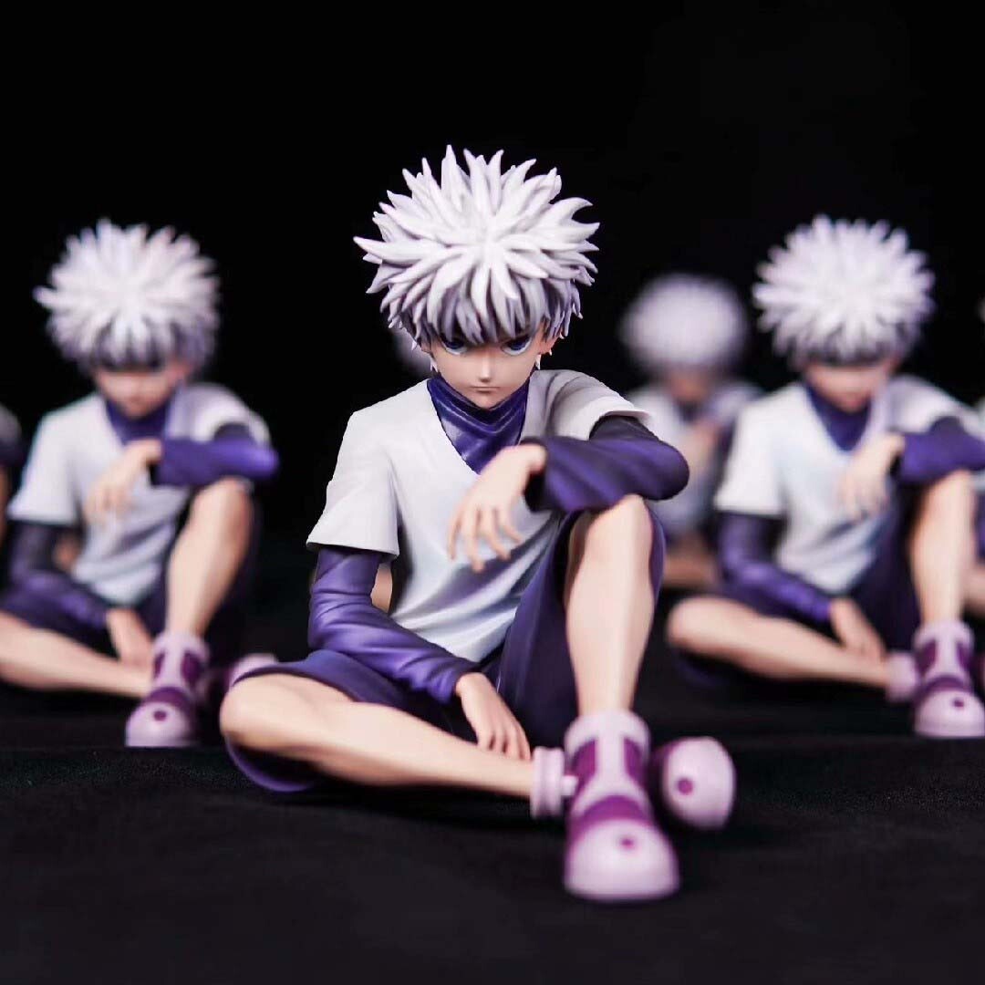 PG Studio Killua Zoldyck Sitting Resin Statue Model Figurine 11cm