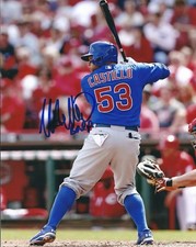 Signed 8x10 WELLINGTON CASTILLO Chicago Cubs  Autographed photo- COA 