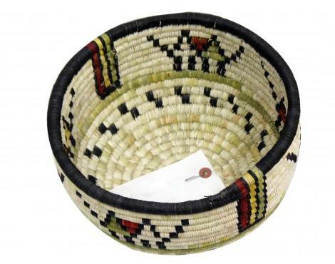 Gladys Kagenveama, Hopi Coil Basket, Hopi Design, 7" x 10.5" - Afbeelding 4 van 4