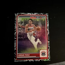 2023-24 Haunted NBA Hoops Jordan Poole SP Spider Web Holo Halloween