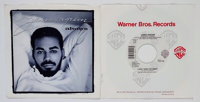 James Ingram - Lot of Two 7'' 45 RPM Singles ''Always'' & ''I Don't Have The Heart''
