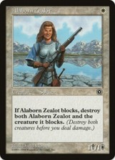 1 x Alaborn Zealot - Portal Second Age - LP - MTG - EOF
