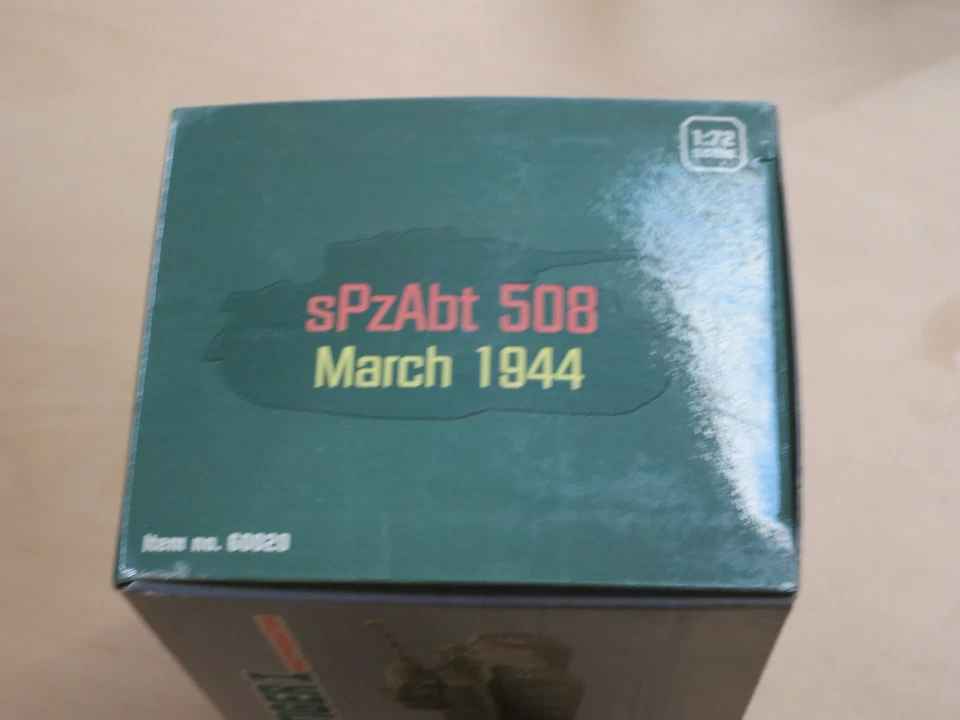 Dragon Armor 1:72 Tiger I Mid Production sPzAbt 508 March 1944 NEW 60020 - Image 3 of 4