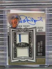 2020 Topps Sterling Robin Young Sterling Swings Dual GU Jersey Auto 09/25