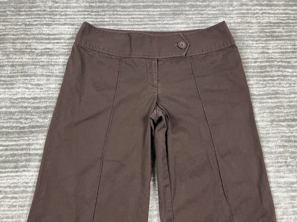 Calça Tracy Evans Limited Feminina 13 Marrom Capri Mistura de Algodão Casual - Imagem 2 de 4