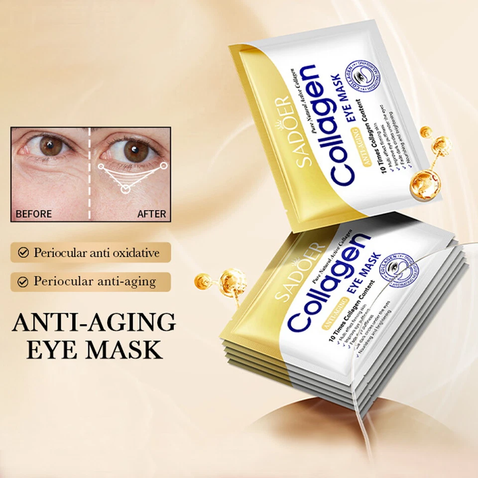 20Pair Collagen Mask for Firming & Hydrating Rejuvenating Under Eye Anti-Wrinkle - Image 4 of 4